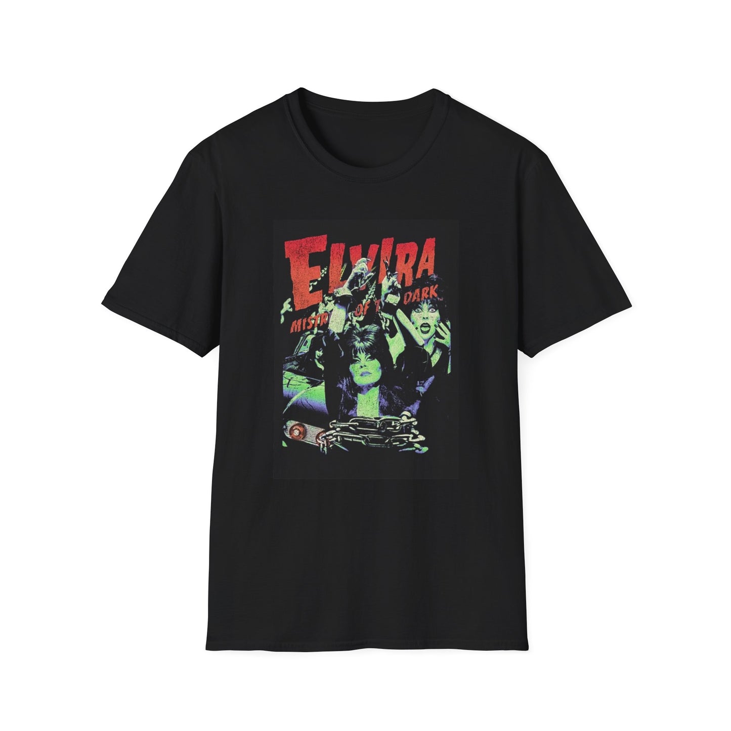 Elvira Mistress of the Dark - Unisex - Vintage Horror- Cotton T-Shirt