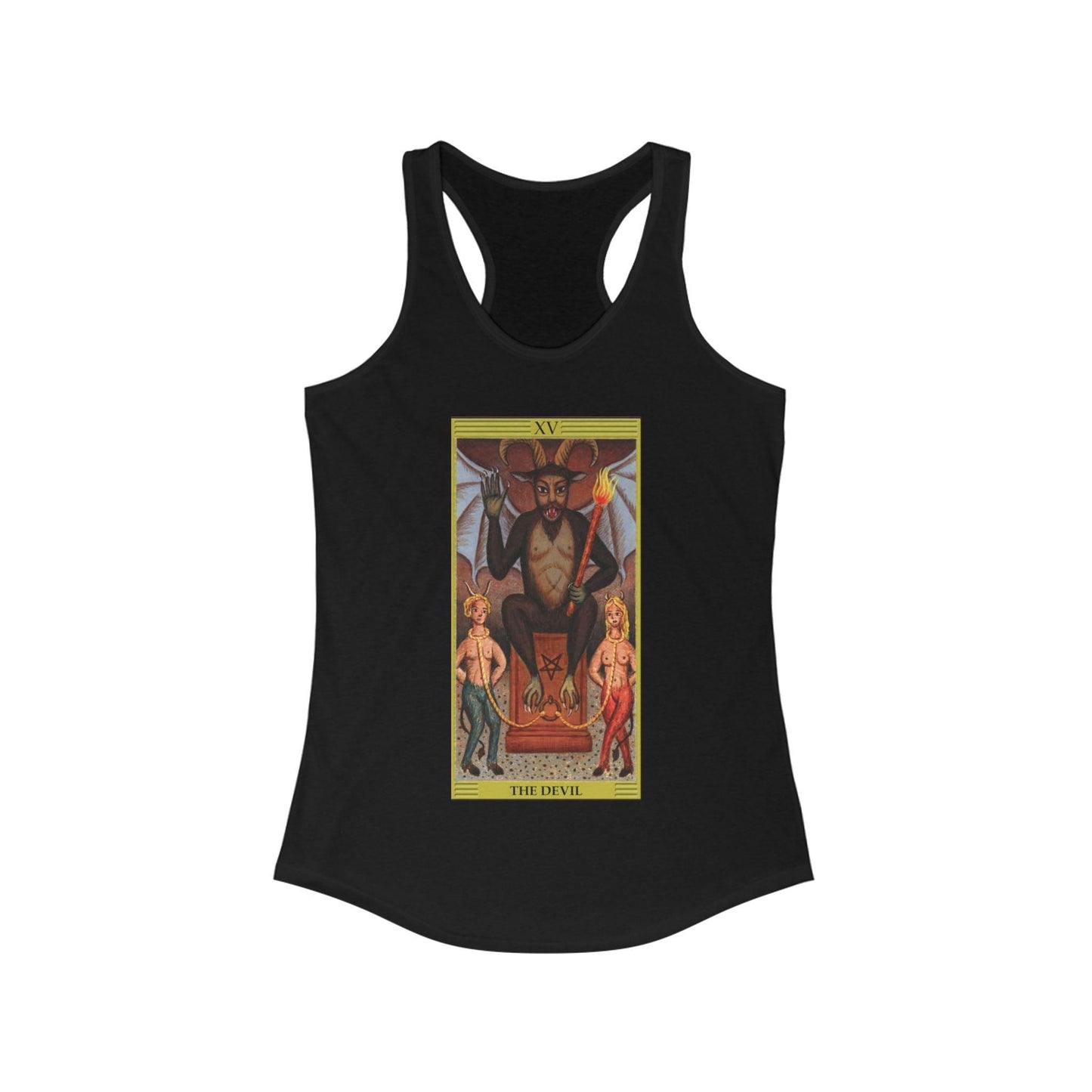 The Devil - Women's Tarot Racerback Tank - KALO 506