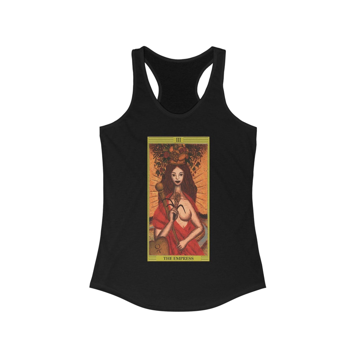 The Empress - Women's Tarot Racerback Tank - KALO 506