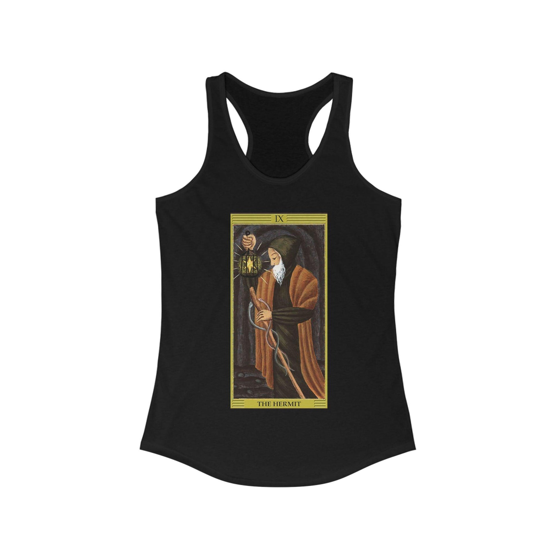 The Hermit - Women's Tarot Racerback Tank - KALO 506