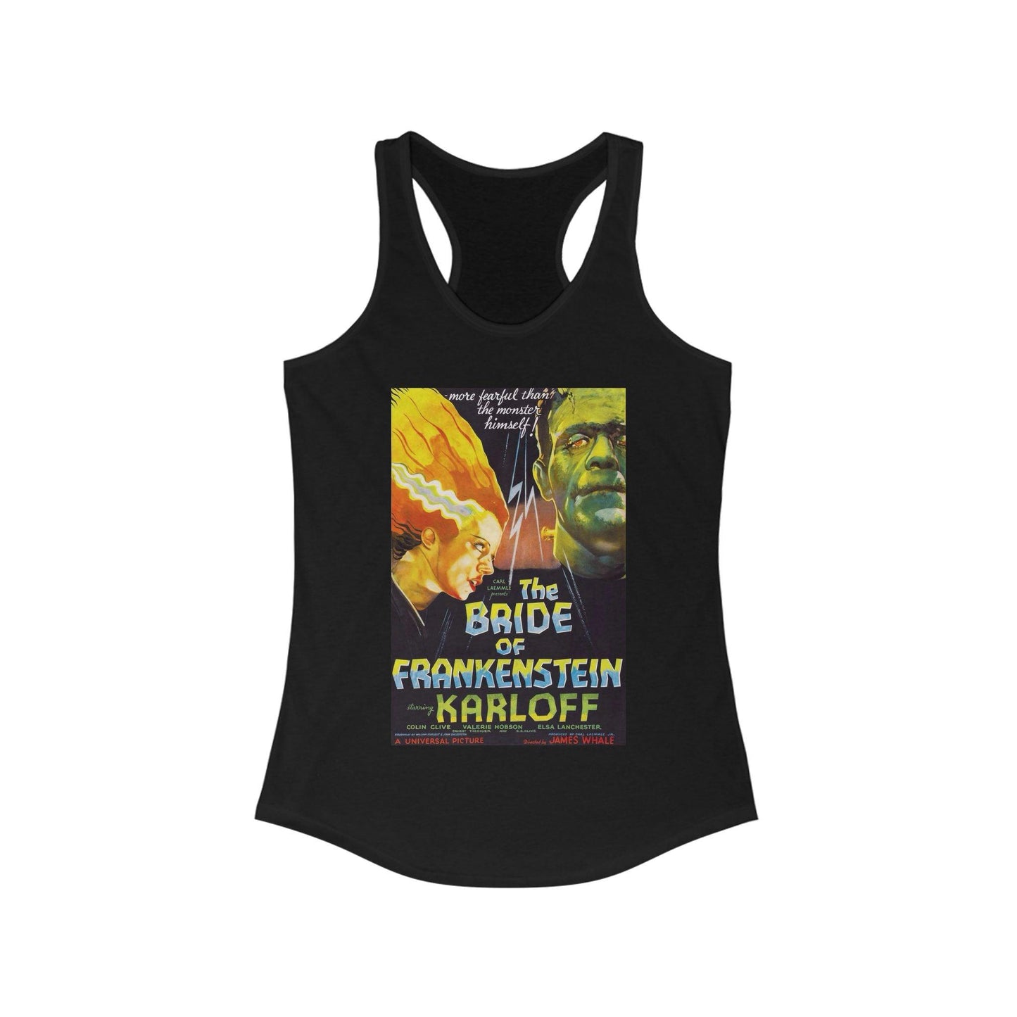 The Bride of Frankenstein - Women's Horror Movie Racerback Tank - KALO 506