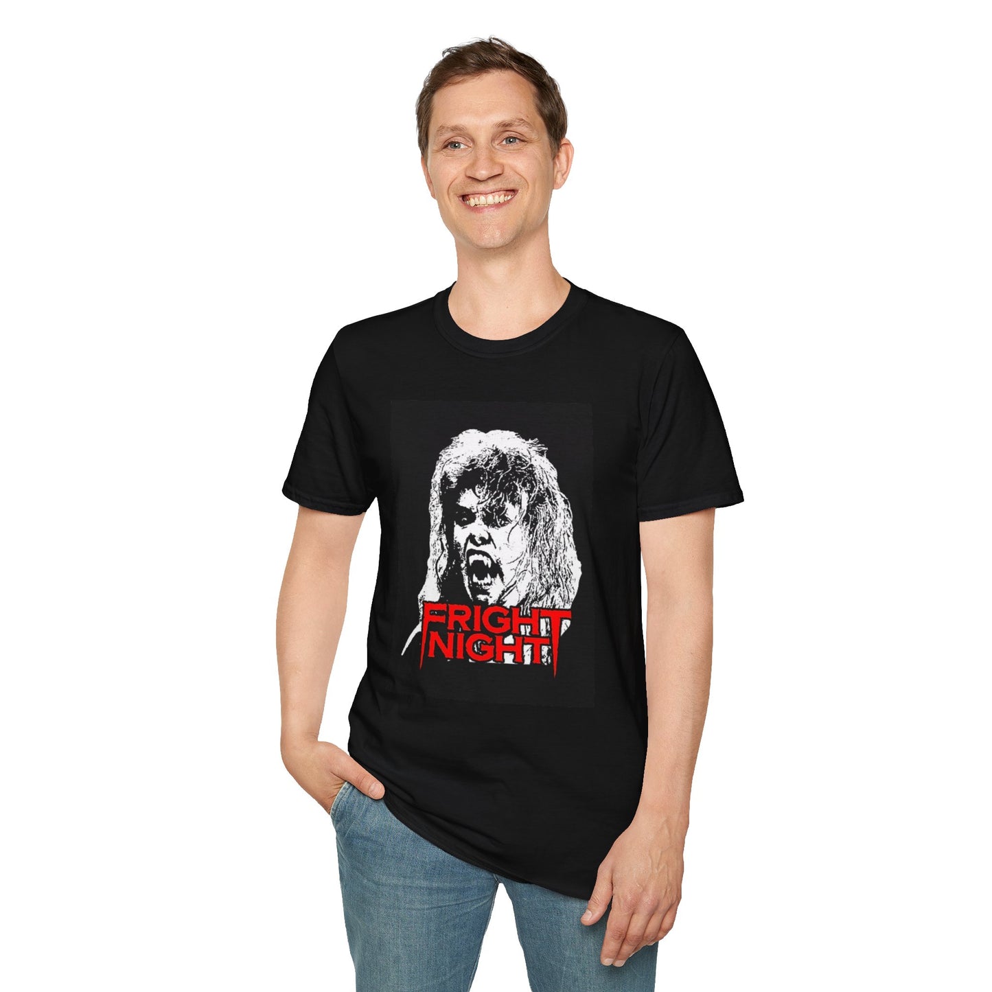 Fright Night - Unisex - Vintage Horror- Cotton T-Shirt