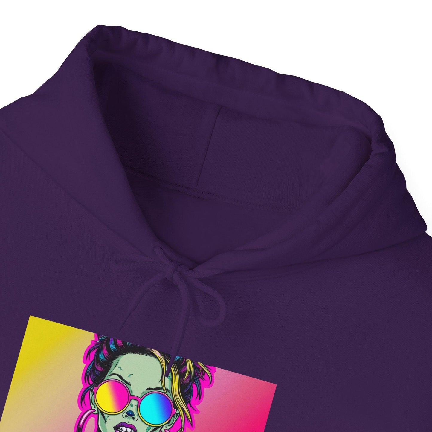 80's inspired Zombie - Hooded Sweatshirt - KALO 506