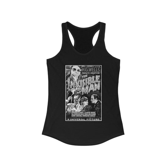 Invisible Man - Women's Horror Movie Racerback Tank - KALO 506