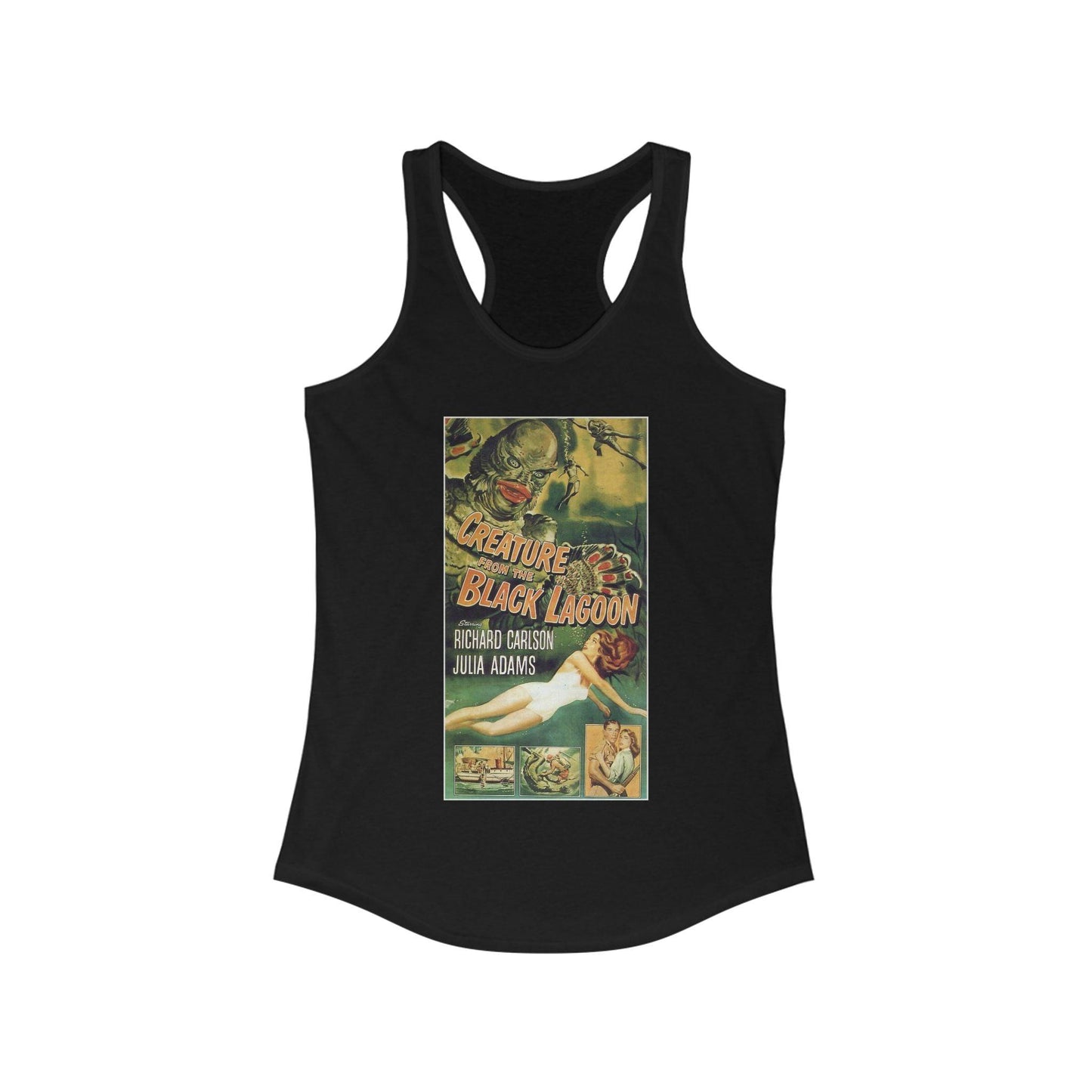 Creature from the Black Lagoon - Women's Horror Movie Racerback Tank - KALO 506