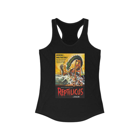 Reptilicus - Women's Horror Movie Racerback Tank - KALO 506