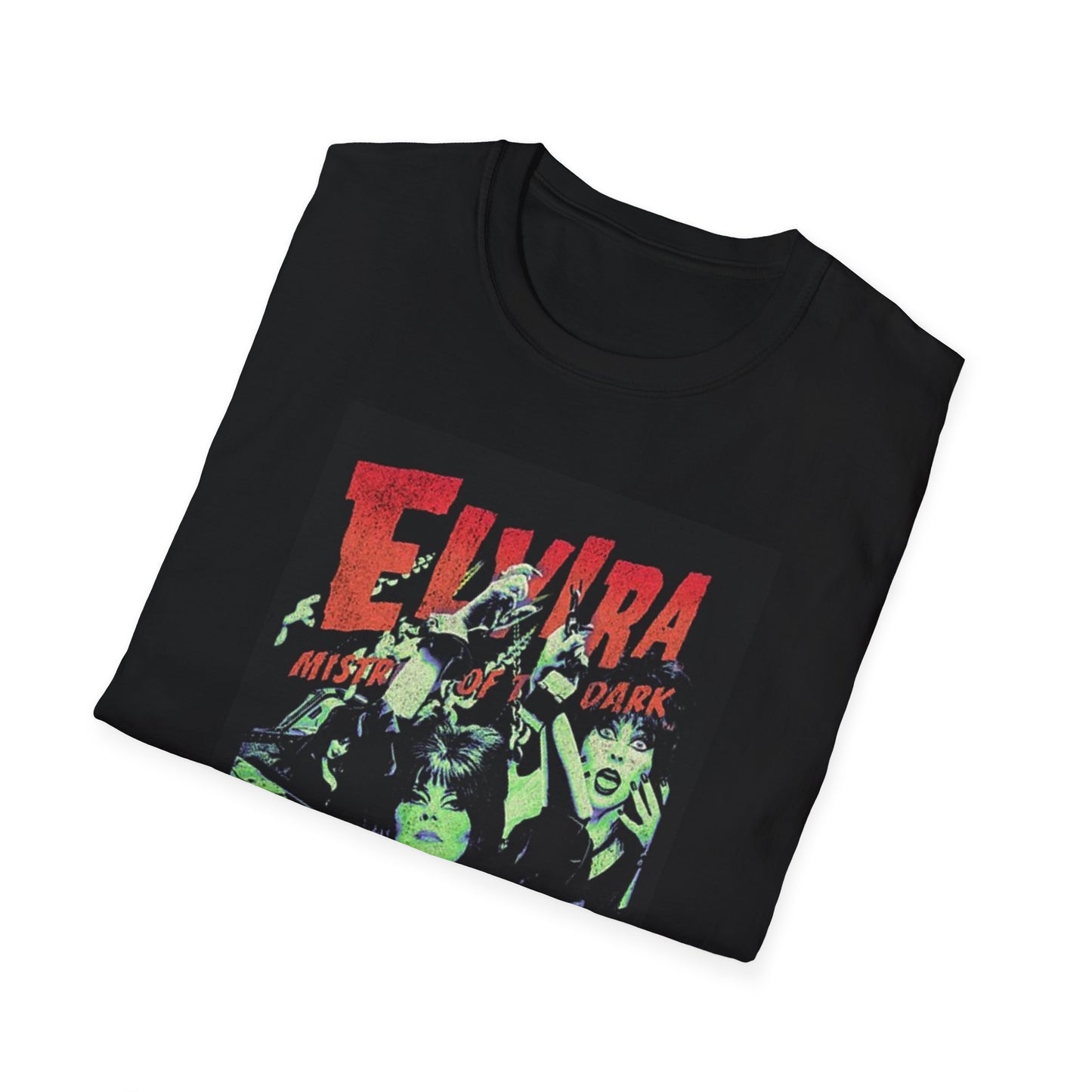 Elvira Mistress of the Dark - Unisex - Vintage Horror- Cotton T-Shirt