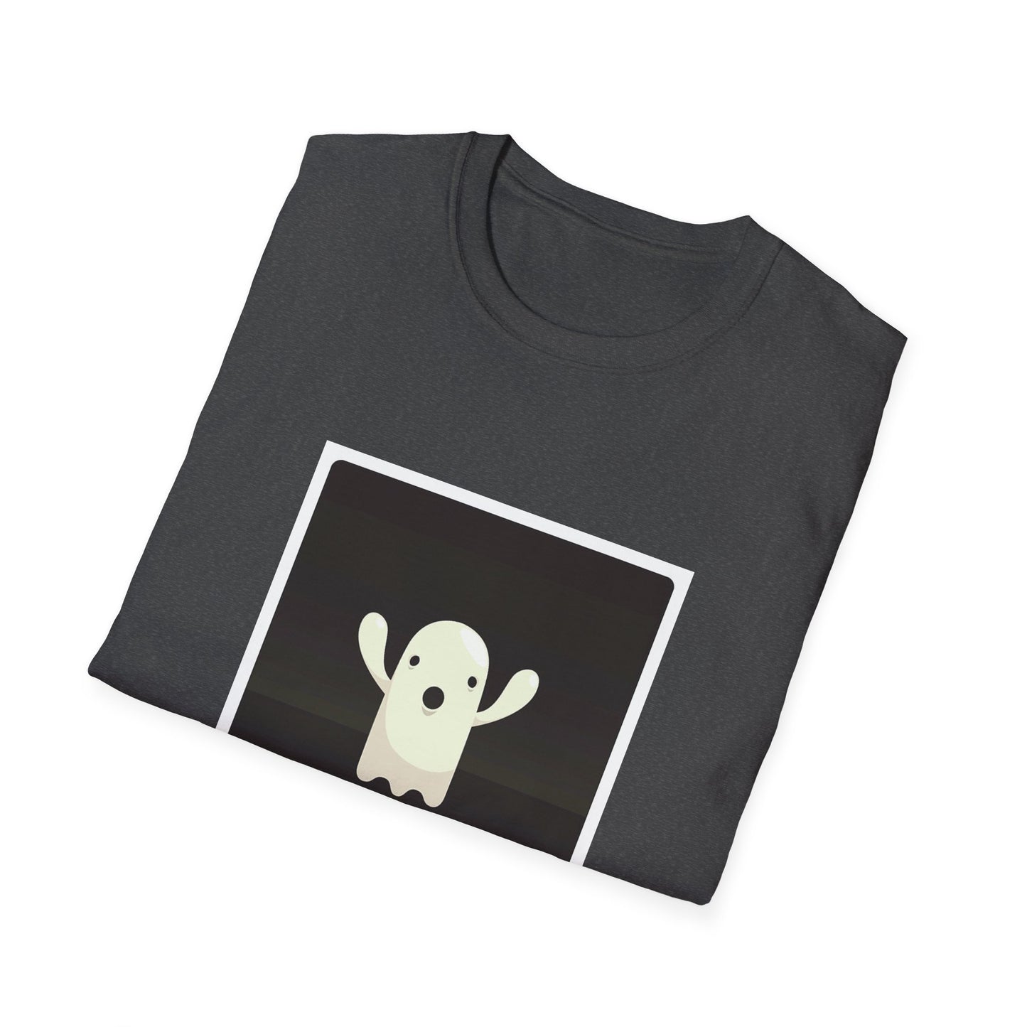 BOO! Did I scare you? - Cute Ghost T-Shirt - Everyday Wear Unisex Softstyle