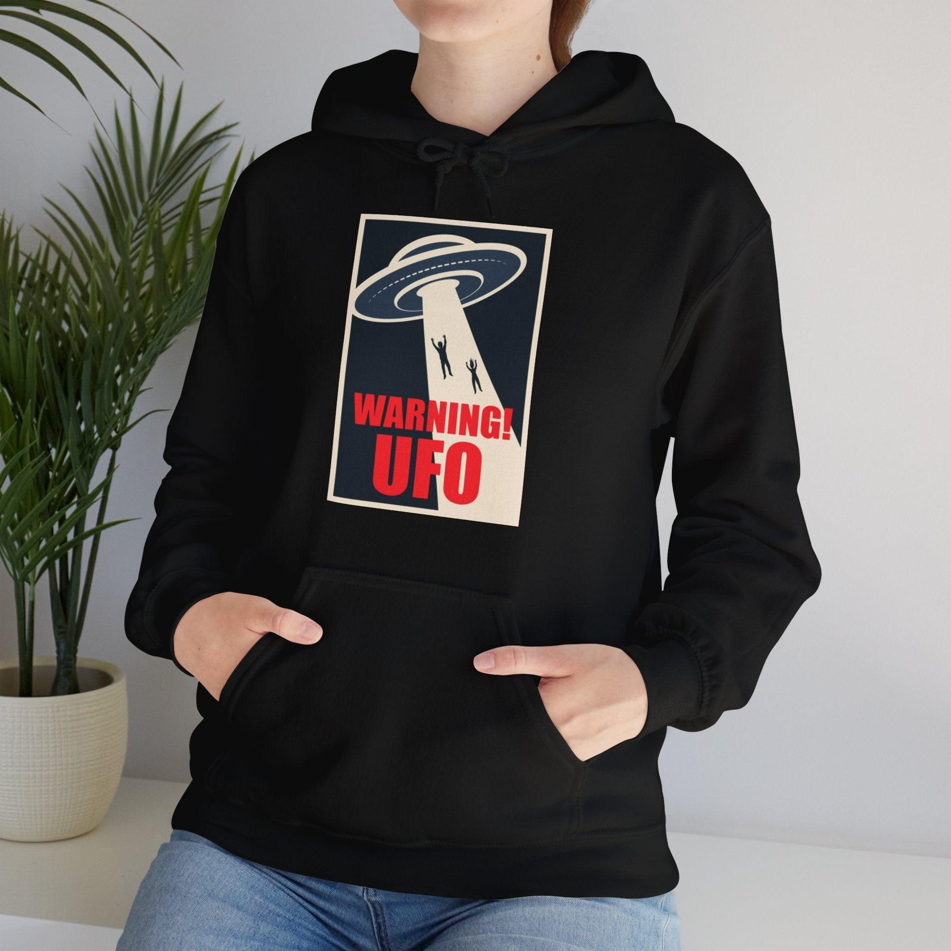 Warning UFO (Style 2) - Unisex Hoodie - KALO 506